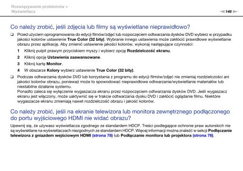 Sony VPCEC4S1E - VPCEC4S1E Istruzioni per l'uso Polacco