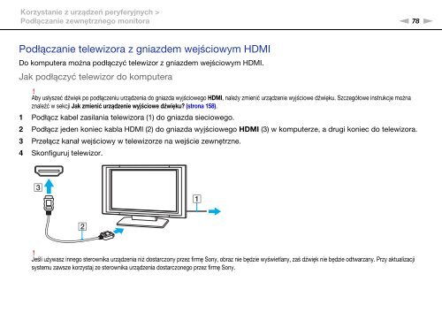 Sony VPCEC4S1E - VPCEC4S1E Istruzioni per l'uso Polacco