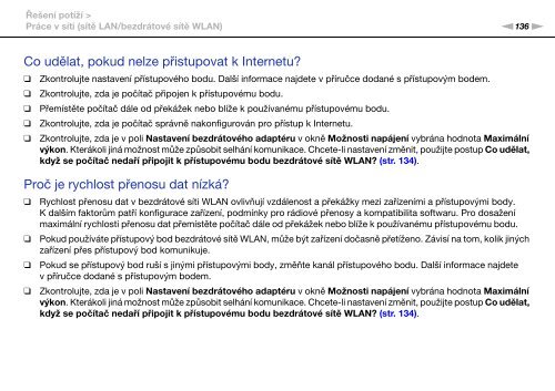 Sony VPCEC4S1E - VPCEC4S1E Istruzioni per l'uso Ceco