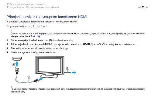 Sony VPCEC4S1E - VPCEC4S1E Istruzioni per l'uso Ceco