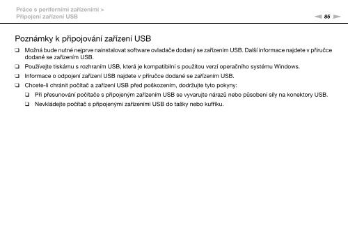 Sony VPCEC4S1E - VPCEC4S1E Istruzioni per l'uso Ceco