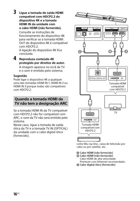 Sony HT-CT790 - HT-CT790 Istruzioni per l'uso Portoghese