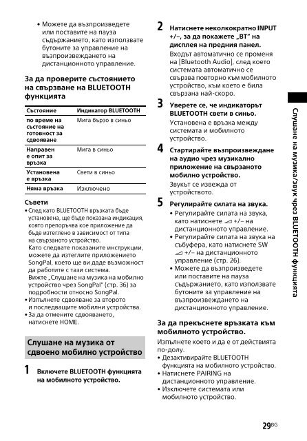 Sony HT-CT790 - HT-CT790 Istruzioni per l'uso Bulgaro