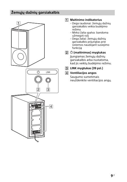 Sony HT-CT790 - HT-CT790 Istruzioni per l'uso Lituano