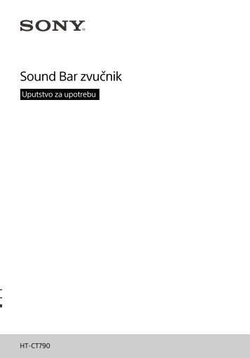 Sony HT-CT790 - HT-CT790 Istruzioni per l'uso Serbo