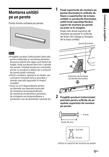 Sony HT-CT790 - HT-CT790 Istruzioni per l'uso Rumeno