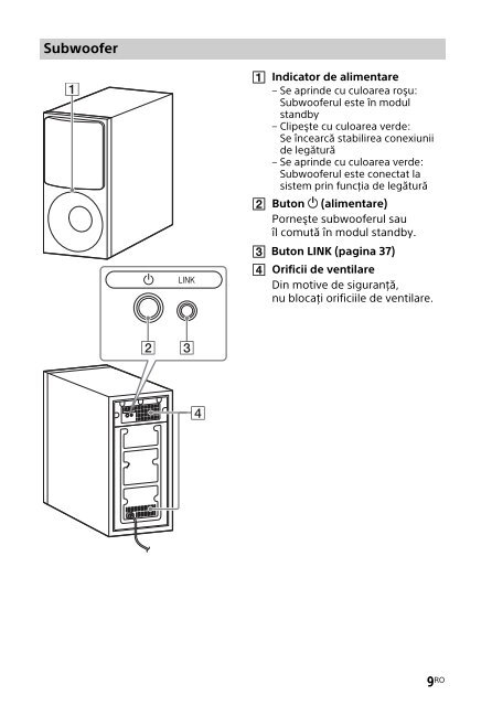Sony HT-CT790 - HT-CT790 Istruzioni per l'uso Rumeno