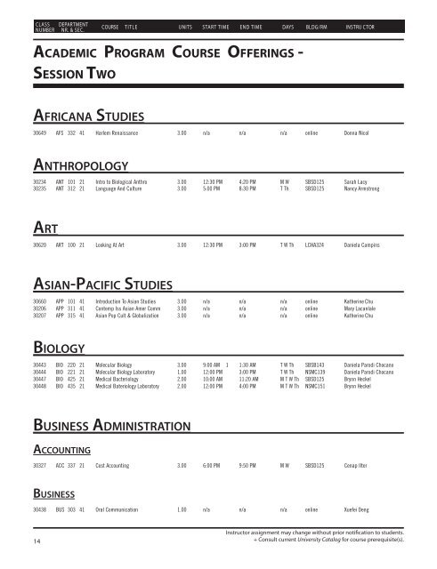 CSUDH Summer Sessions 2018 Bulletin (Interactive)