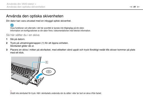 Sony VPCZ13M9E - VPCZ13M9E Mode d'emploi Su&eacute;dois