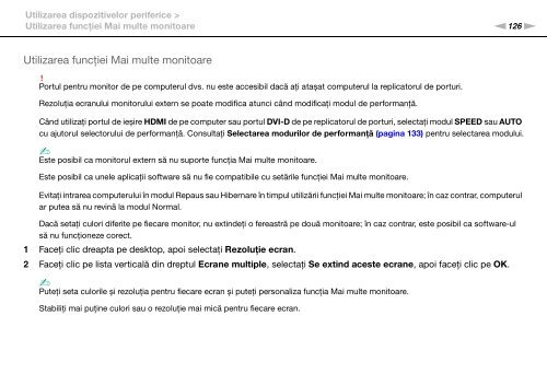 Sony VPCZ13M9E - VPCZ13M9E Mode d'emploi Roumain