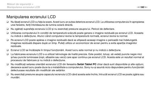 Sony VPCZ13M9E - VPCZ13M9E Mode d'emploi Roumain