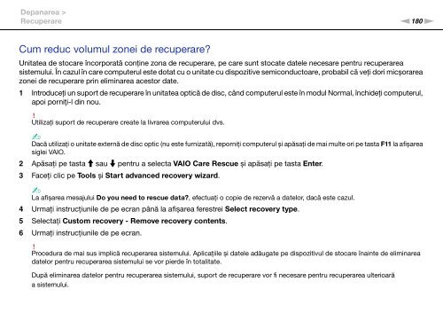 Sony VPCZ13M9E - VPCZ13M9E Mode d'emploi Roumain