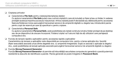 Sony VPCZ13M9E - VPCZ13M9E Mode d'emploi Roumain