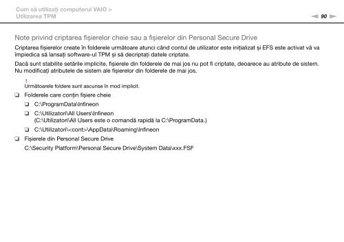 Sony VPCZ13M9E - VPCZ13M9E Mode d'emploi Roumain