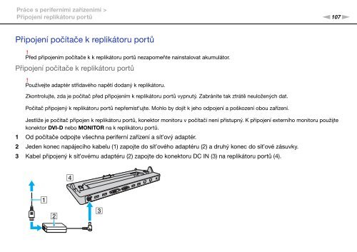 Sony VPCZ13M9E - VPCZ13M9E Mode d'emploi Tch&egrave;que