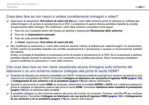 Sony VPCZ13M9E - VPCZ13M9E Mode d'emploi Italien