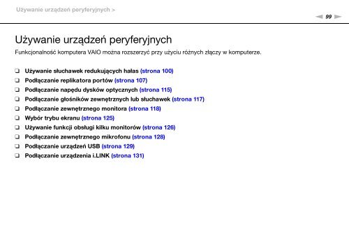 Sony VPCZ13M9E - VPCZ13M9E Mode d'emploi Polonais