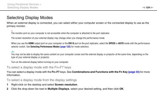 Sony VPCZ13M9E - VPCZ13M9E Mode d'emploi Anglais