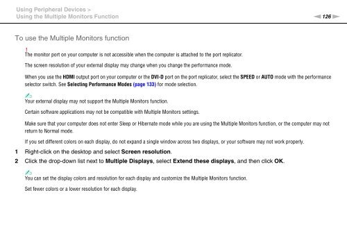 Sony VPCZ13M9E - VPCZ13M9E Mode d'emploi Anglais