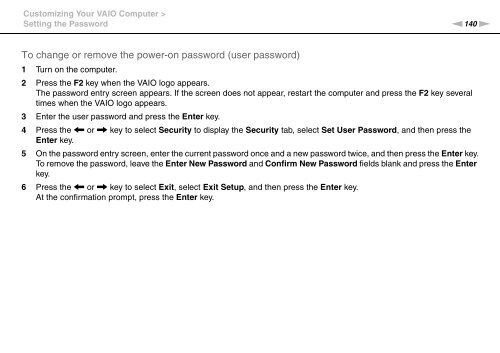 Sony VPCZ13M9E - VPCZ13M9E Mode d'emploi Anglais