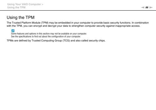 Sony VPCZ13M9E - VPCZ13M9E Mode d'emploi Anglais