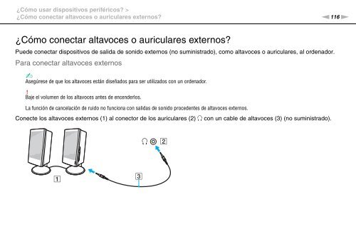 Sony VPCZ13M9E - VPCZ13M9E Mode d'emploi Espagnol