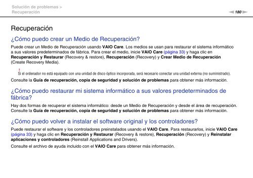 Sony VPCZ13M9E - VPCZ13M9E Mode d'emploi Espagnol