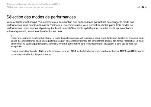 Sony VPCZ13M9E - VPCZ13M9E Mode d'emploi