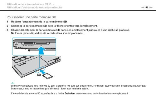 Sony VPCZ13M9E - VPCZ13M9E Mode d'emploi