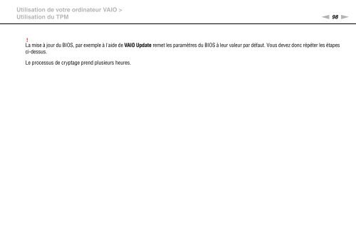 Sony VPCZ13M9E - VPCZ13M9E Mode d'emploi