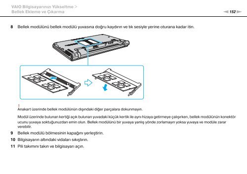 Sony VPCZ13M9E - VPCZ13M9E Mode d'emploi Turc