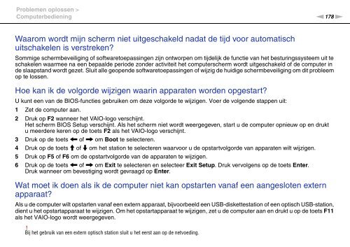 Sony VPCZ13M9E - VPCZ13M9E Mode d'emploi N&eacute;erlandais