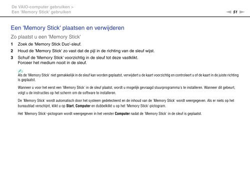 Sony VPCZ13M9E - VPCZ13M9E Mode d'emploi N&eacute;erlandais