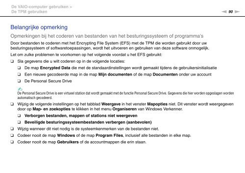 Sony VPCZ13M9E - VPCZ13M9E Mode d'emploi N&eacute;erlandais