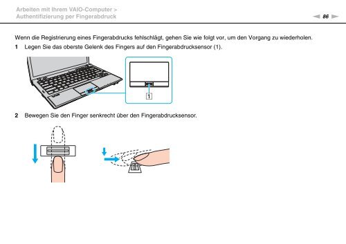 Sony VPCZ13M9E - VPCZ13M9E Mode d'emploi Allemand