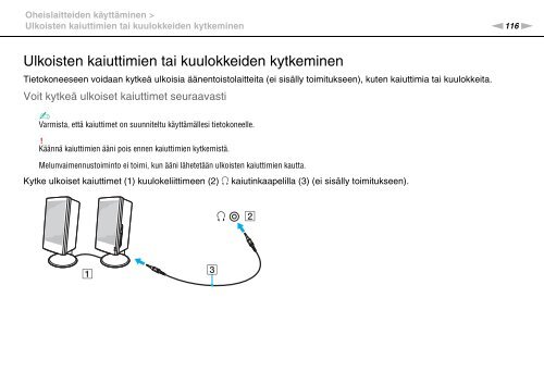 Sony VPCZ13M9E - VPCZ13M9E Mode d'emploi Finlandais