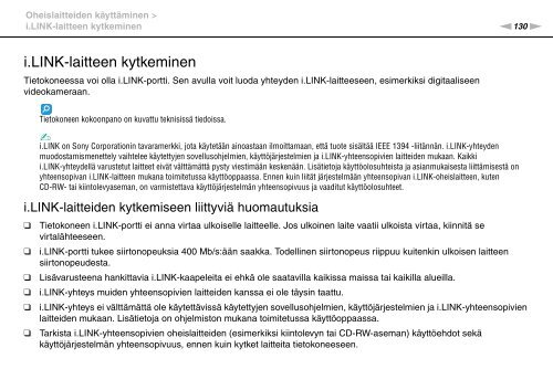 Sony VPCZ13M9E - VPCZ13M9E Mode d'emploi Finlandais