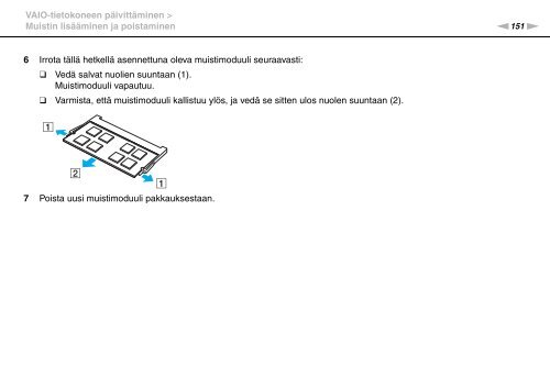 Sony VPCZ13M9E - VPCZ13M9E Mode d'emploi Finlandais