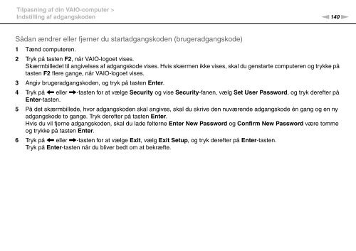 Sony VPCZ13M9E - VPCZ13M9E Mode d'emploi Danois