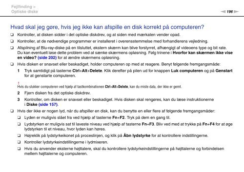 Sony VPCZ13M9E - VPCZ13M9E Mode d'emploi Danois