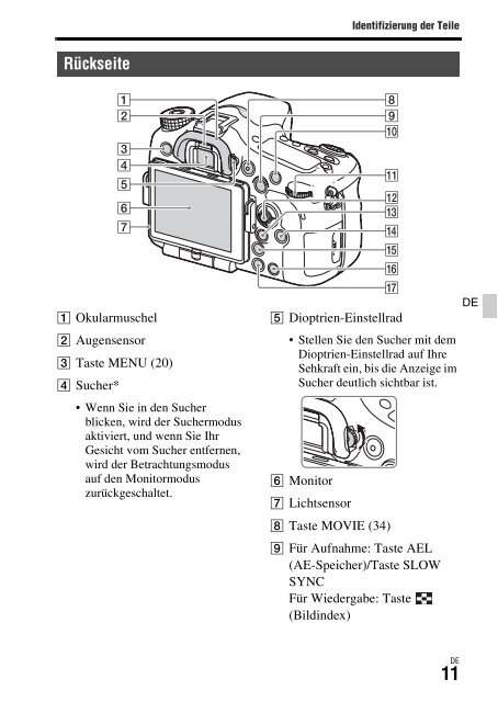 Sony ILCA-77M2M - ILCA-77M2M Mode d'emploi Espagnol