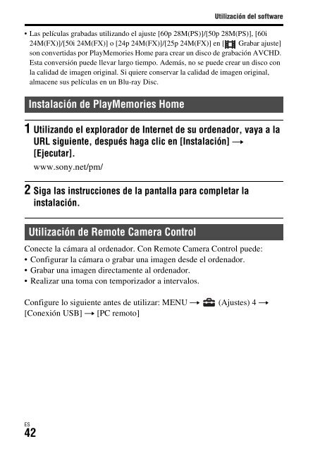 Sony ILCA-77M2M - ILCA-77M2M Mode d'emploi Espagnol