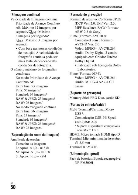 Sony ILCA-77M2M - ILCA-77M2M Mode d'emploi Espagnol