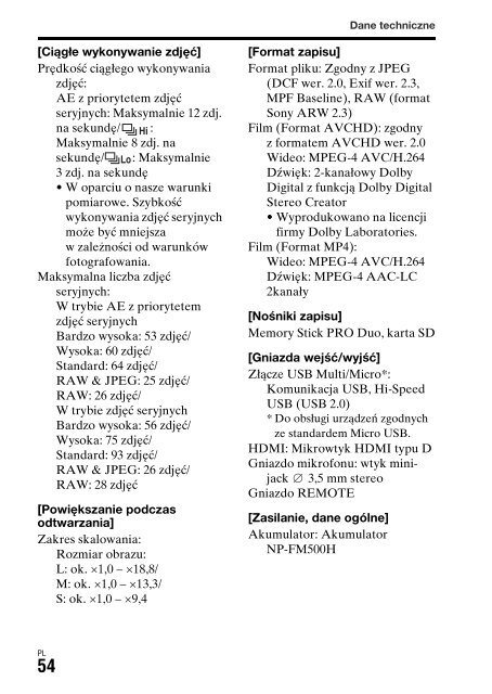 Sony ILCA-77M2M - ILCA-77M2M Mode d'emploi Espagnol