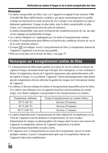 Sony ILCA-77M2M - ILCA-77M2M Mode d'emploi