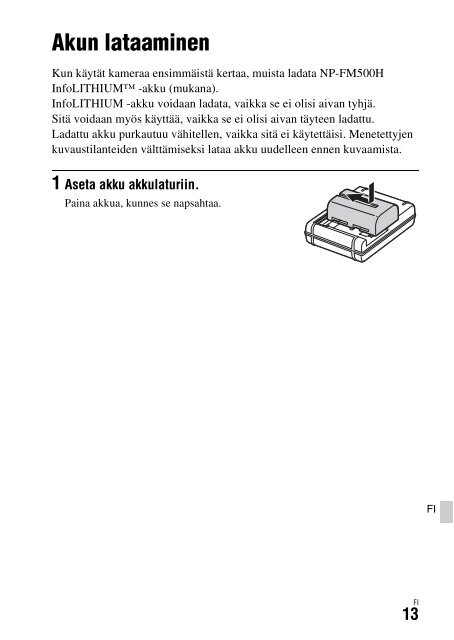 Sony ILCA-77M2M - ILCA-77M2M Mode d'emploi