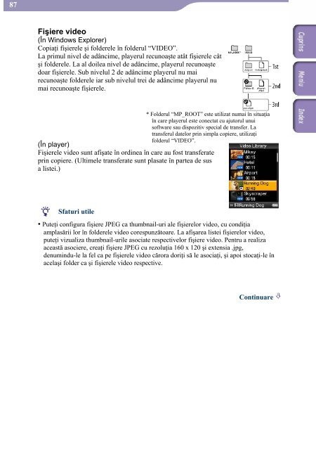 Sony NWZ-A816 - NWZ-A816 Istruzioni per l'uso Rumeno