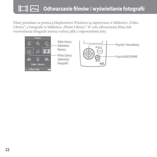 Sony NWZ-A816 - NWZ-A816 Istruzioni per l'uso Polacco