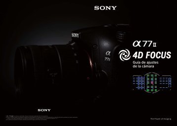 Sony ILCA-77M2M - ILCA-77M2M User's Guide Espagnol