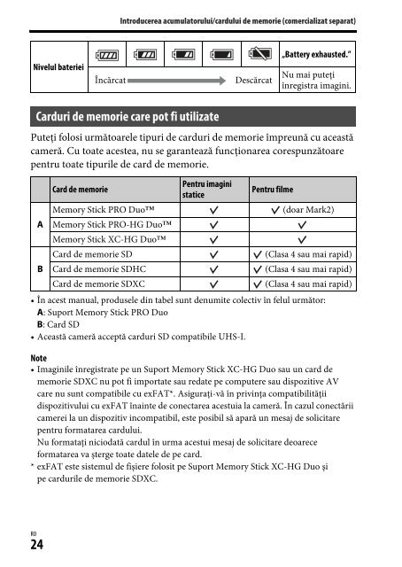 Sony ILCA-77M2M - ILCA-77M2M Mode d'emploi Roumain